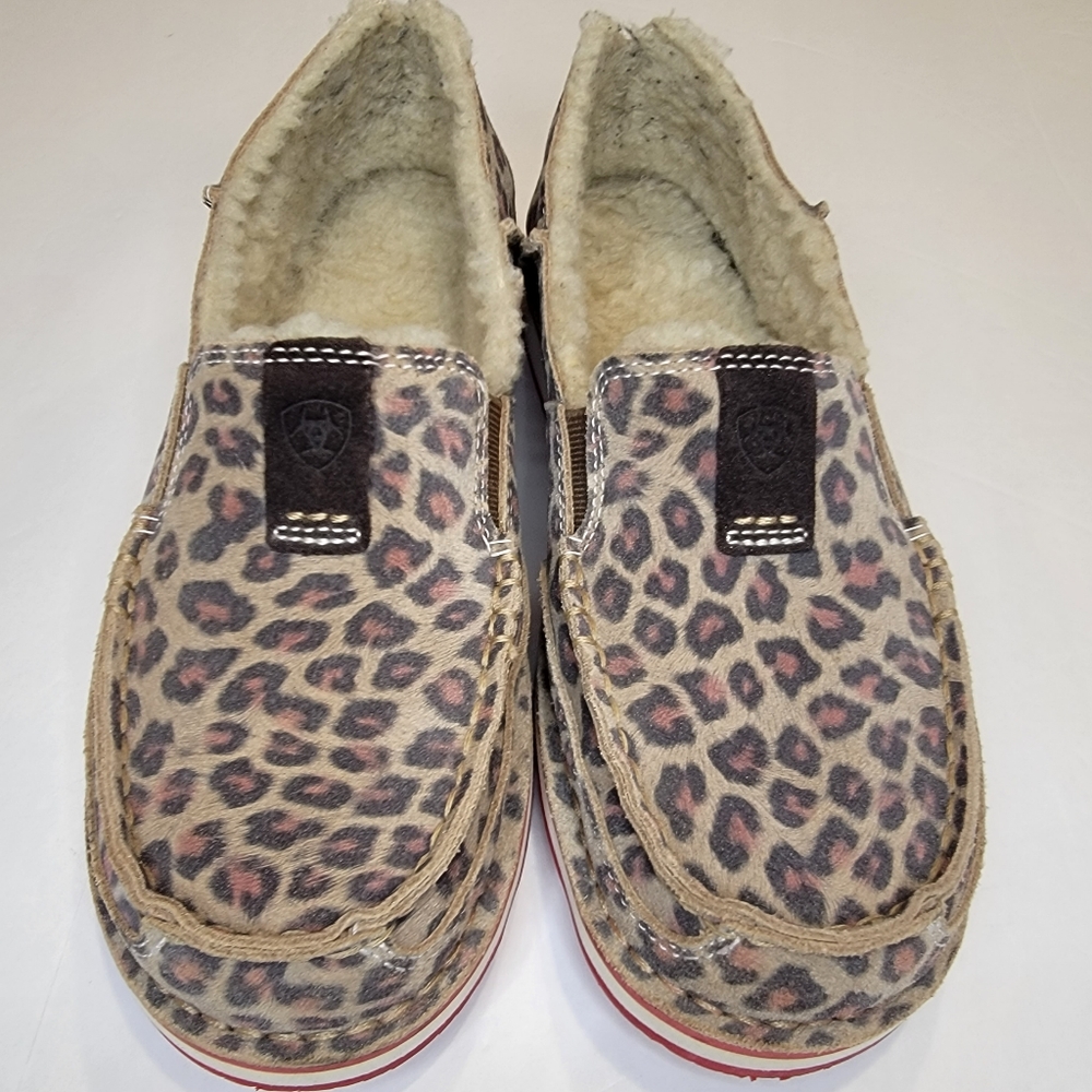 Ariat Cruiser Fleece Animal Print Slip On Size 7 B - Picture 4 of 15